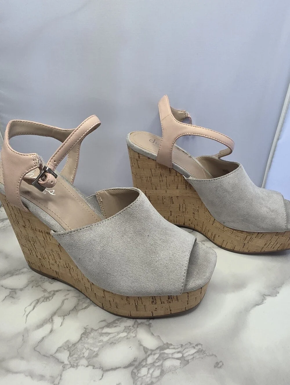 Charles by Charles David Dory platform wedge 7.5